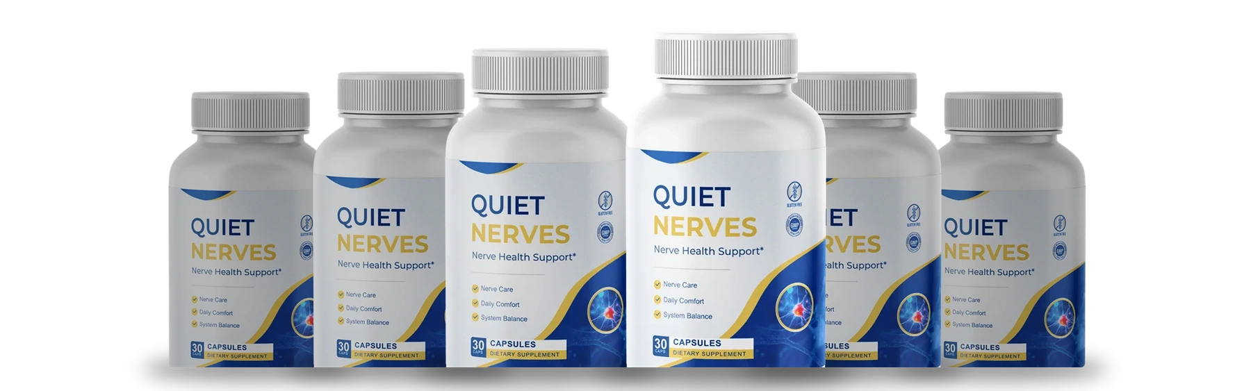 Six-bottle Quiet Nerves pack